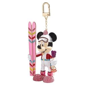 Disney Mickey Mouse Skiing Baublebar Keychain